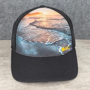 Black Clover Hat Cap Snap Back One Size‎ Black Beach Golf Surf Lifestyle Mens